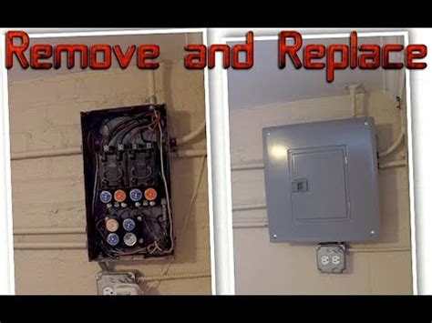 how to remove old fuse box